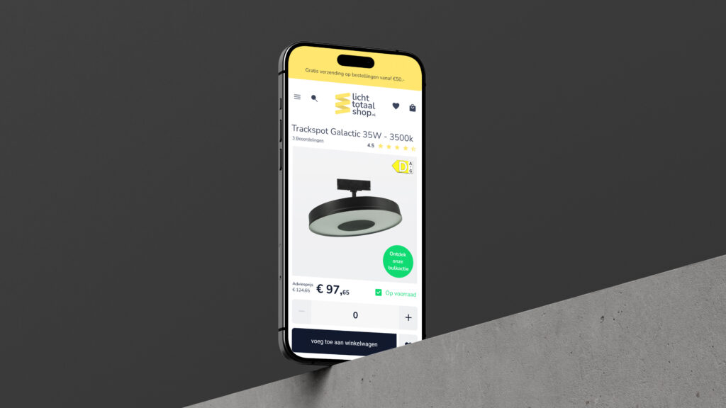 Lichttotaalshop – Efficiënt licht, professioneel resultaat.